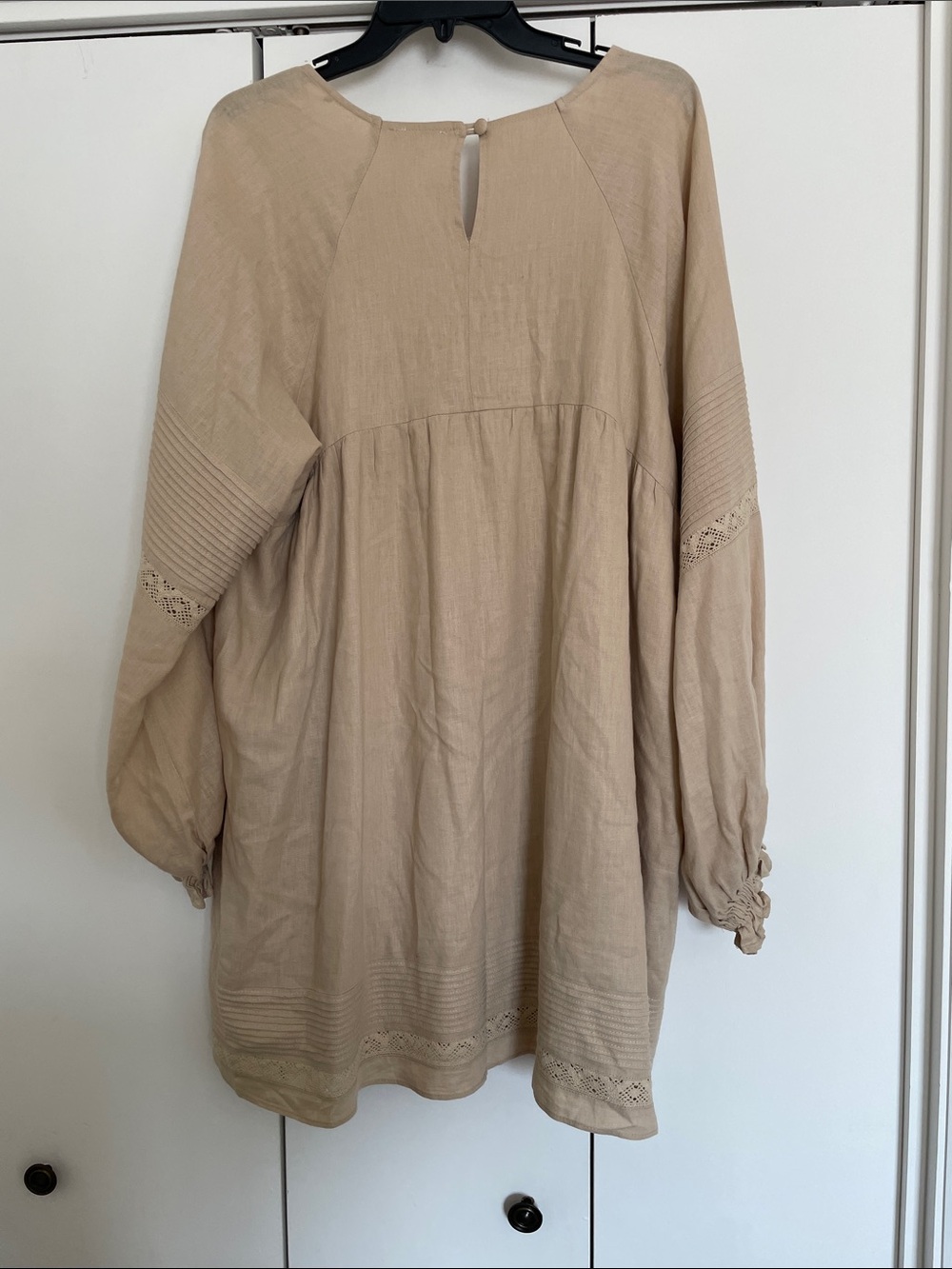 Mable Boho Linen Blend Dress size L - Picture 7 of 10
